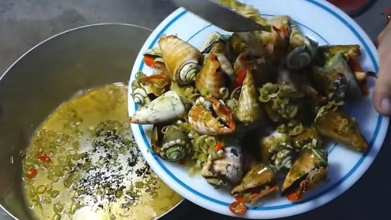 Mẹo Hay Khi Nấu Ốc Nhảy Xào Sả Ớt