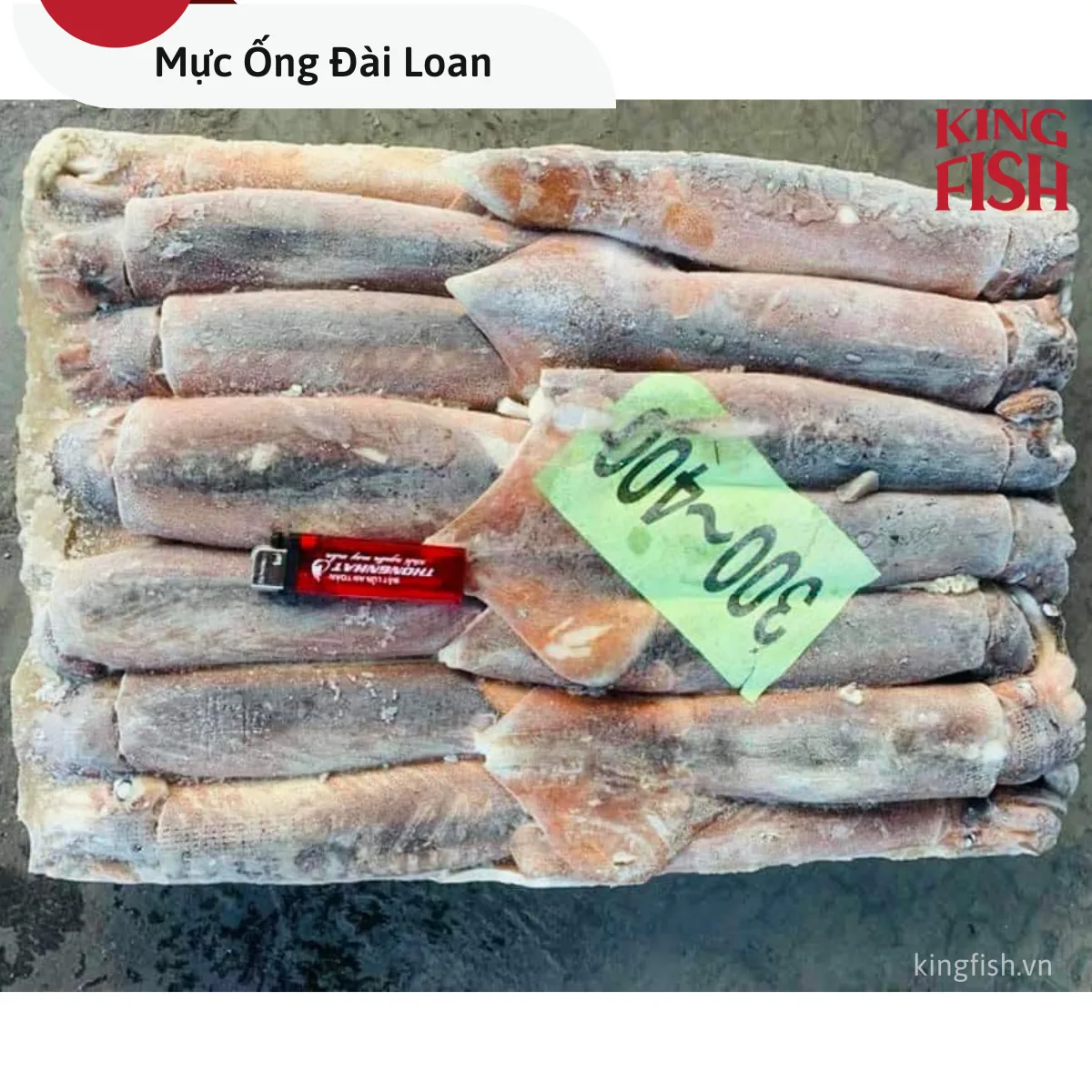 Mực Ống Đài Loan Đông Lạnh