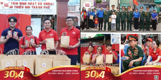 Hình ảnh công tác chuẩn bị của KingFish hỗ trợ lực lượng diễu binh 30/04