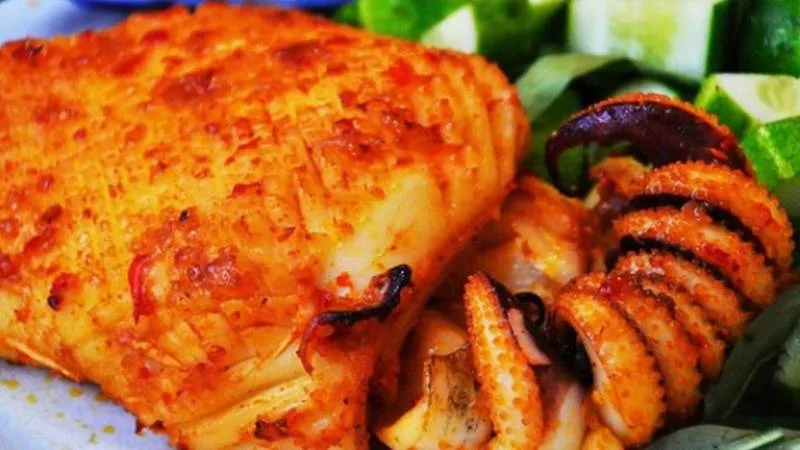 Mực Lá Nướng Sa Tế - Món Hải Sản Hấp Dẫn Cho Bữa Tiệc Gia Đình